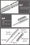 Titanium alloy tactical pen